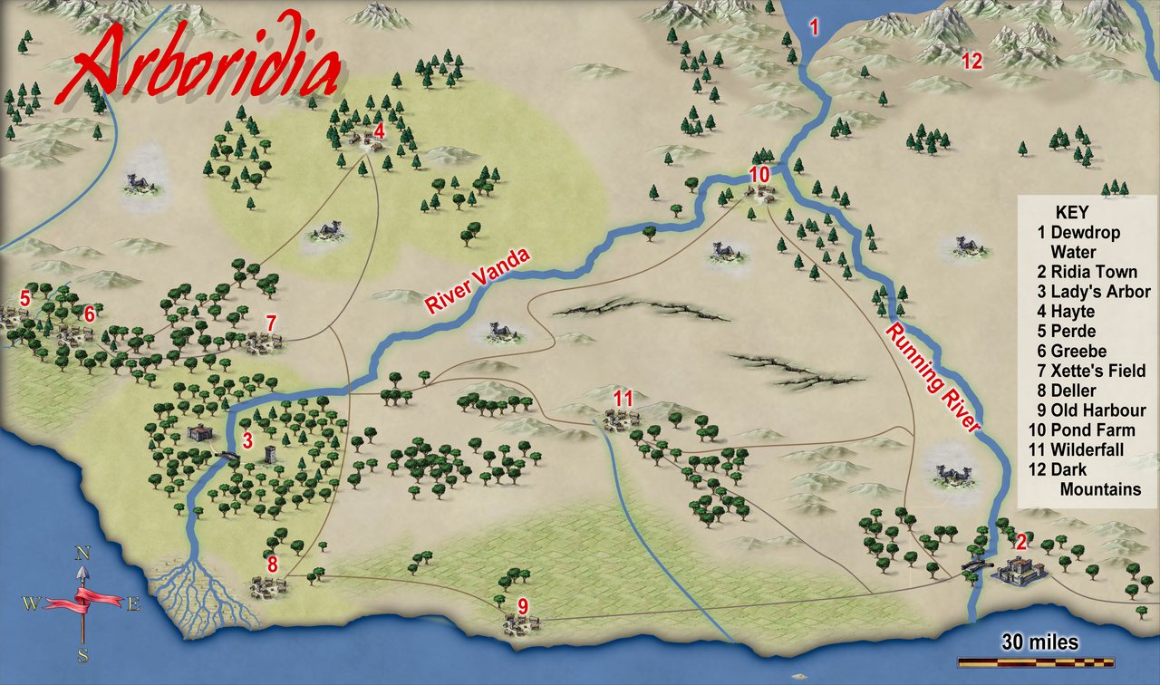 Nibirum Map: arboridia by HelenAA