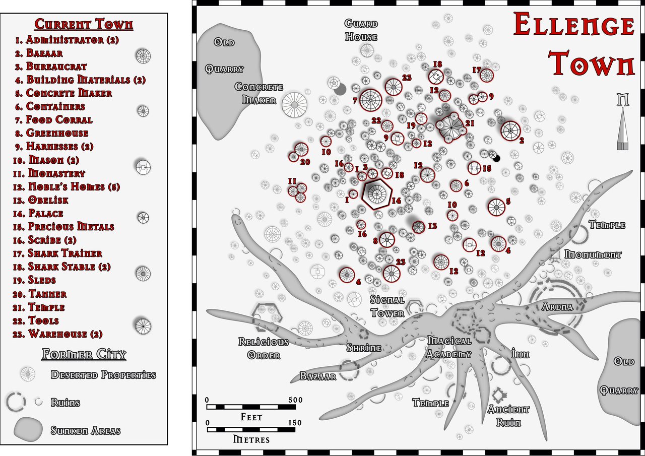 Nibirum Map: ellenge town by Wyvern