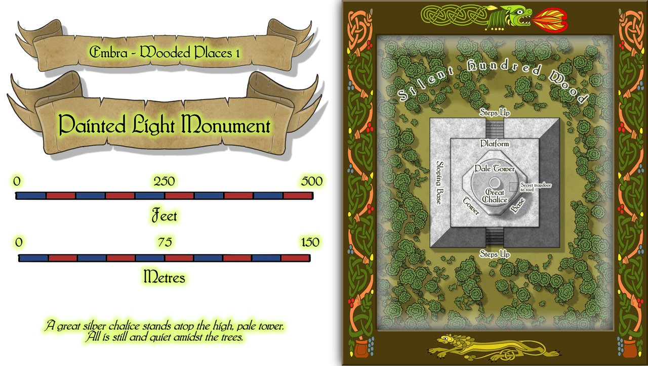 Nibirum Map: embra painted light monument by Wyvern