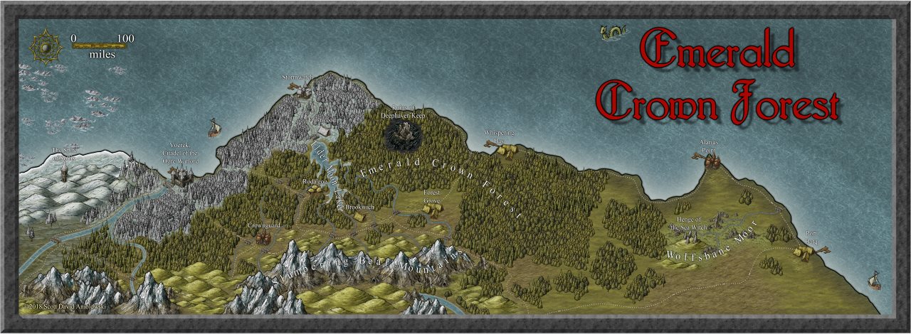 Nibirum Map: emerald crown forest by ScottA