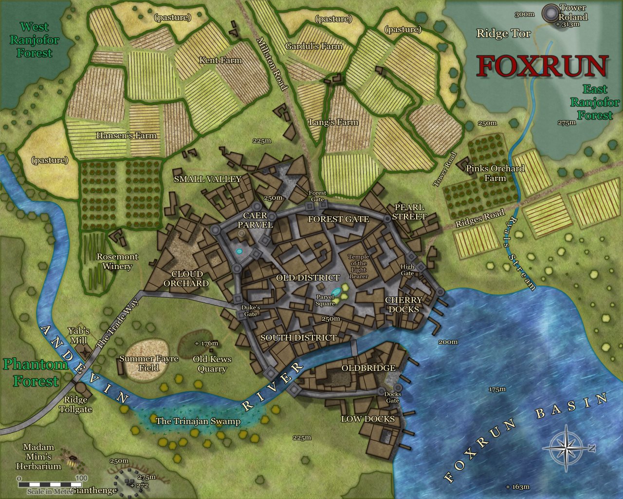 Nibirum Map: foxrun by Quenten Walker