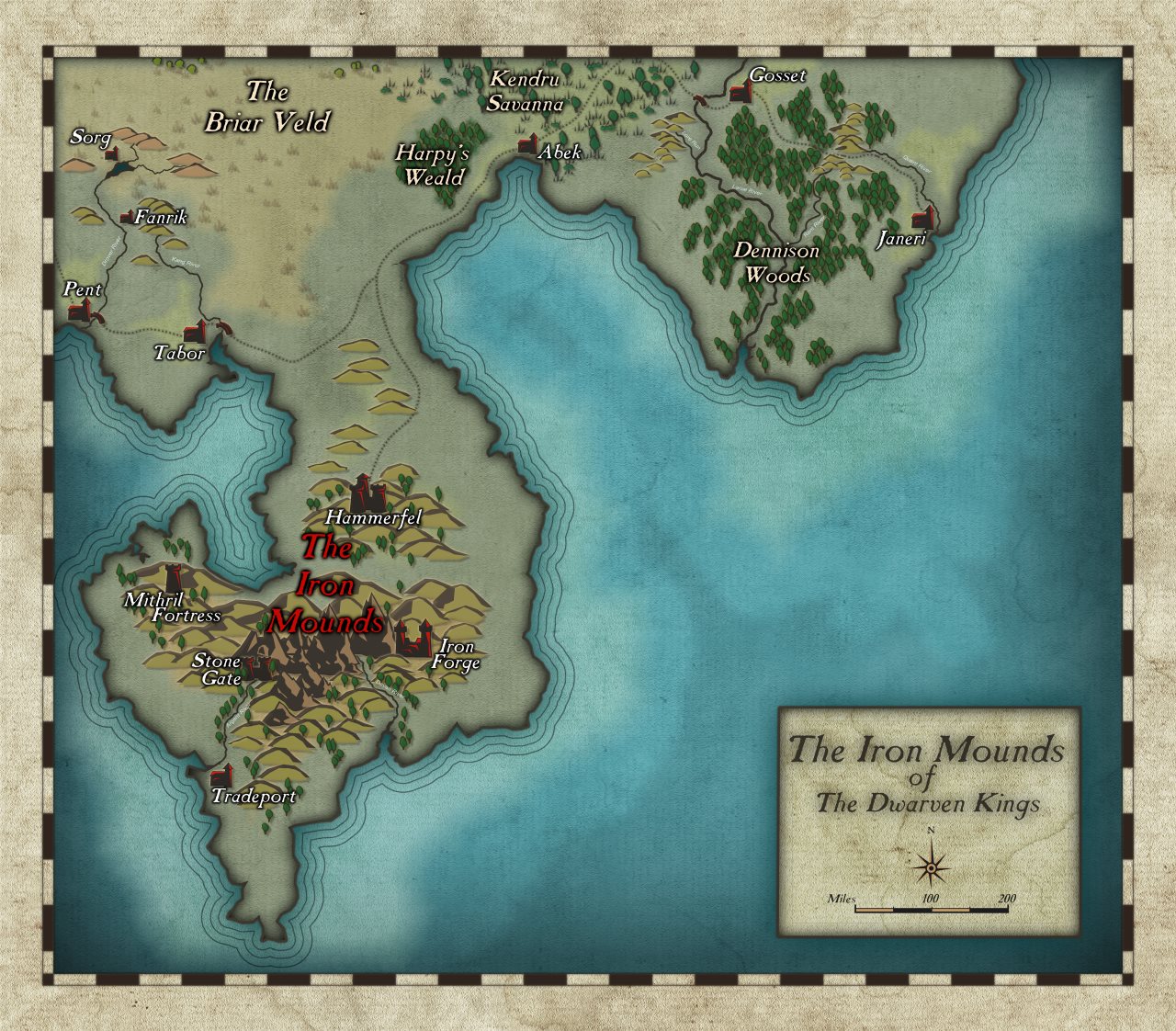 Nibirum Map: iron mounds by Shessar