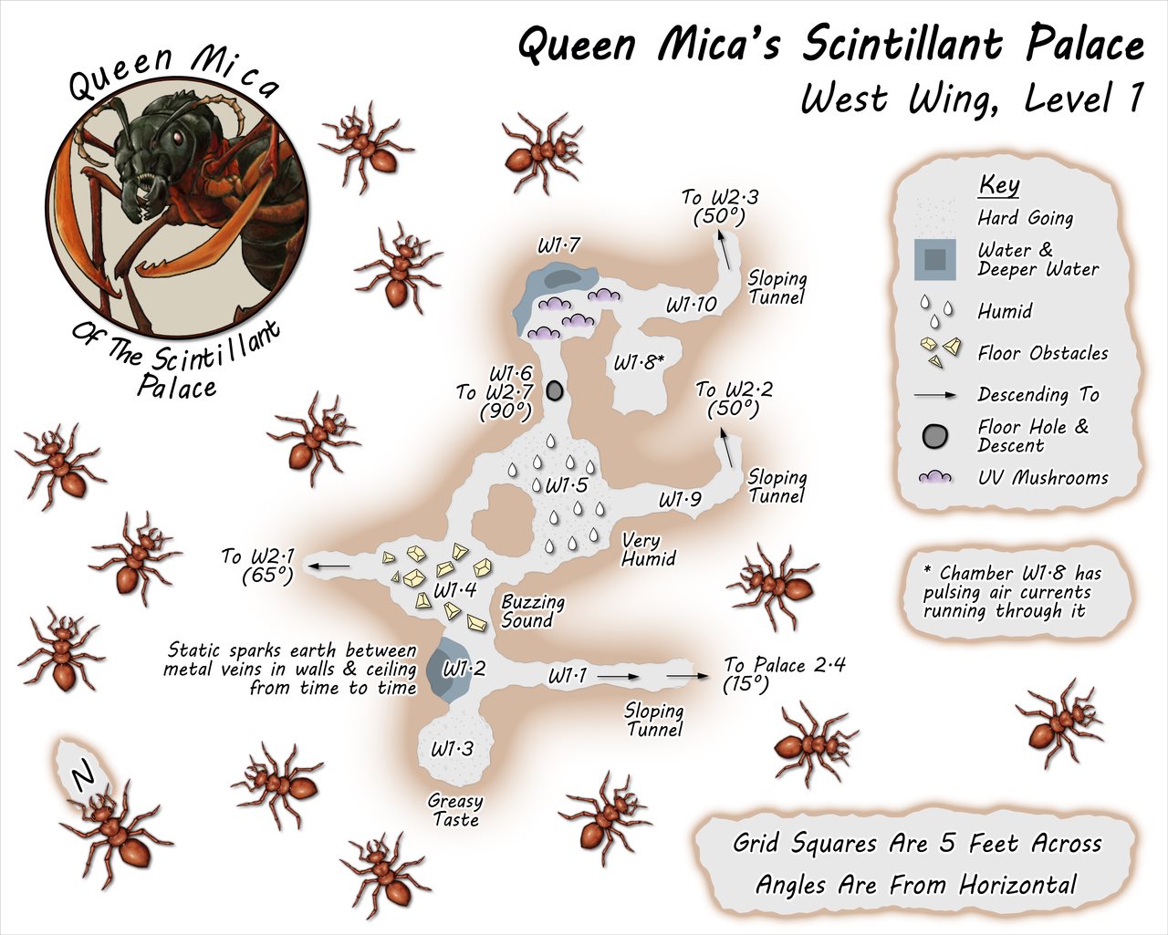 Nibirum Map: queen micas scintillant palace west wing 1 by Wyvern