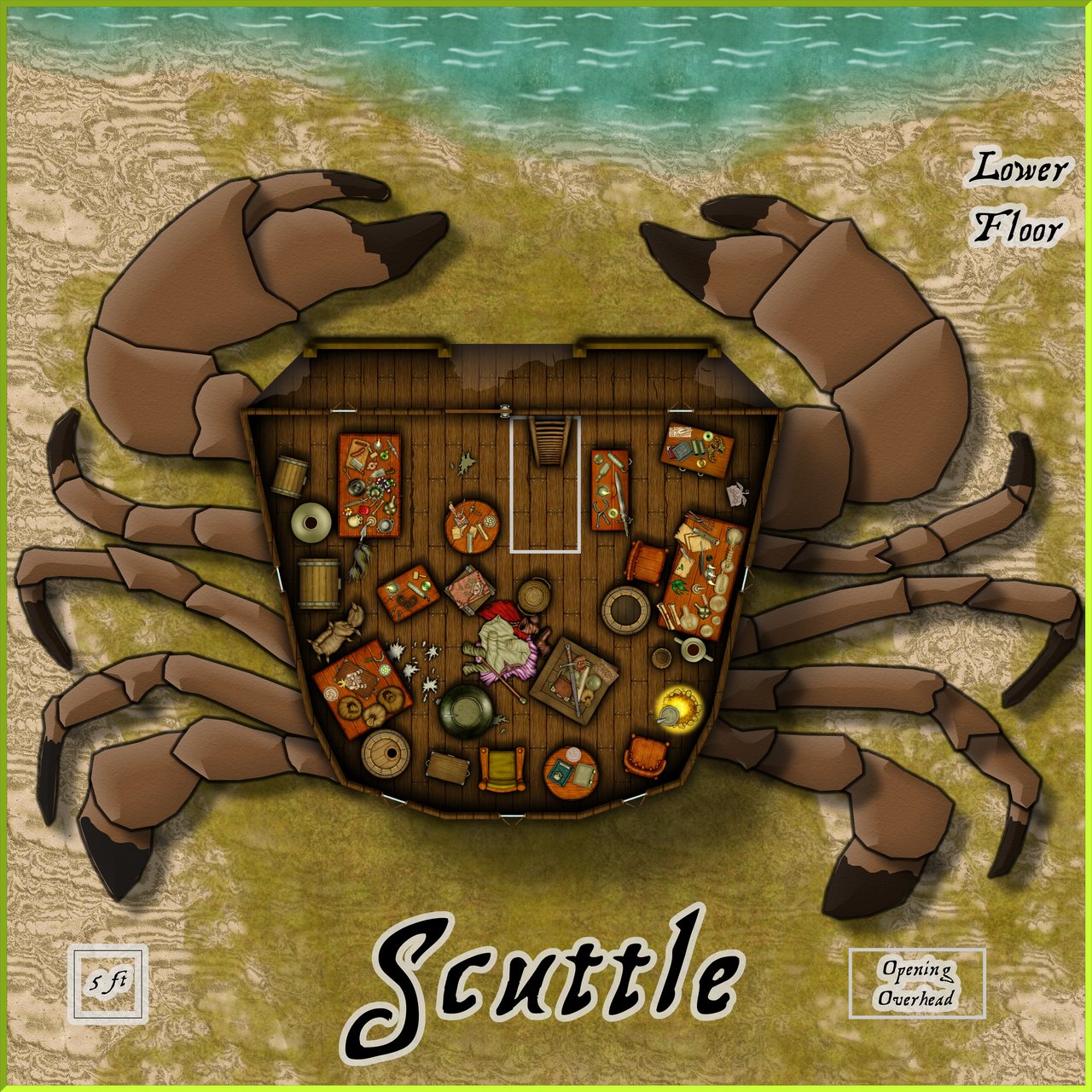 Nibirum Map: scuttle the hut by Wyvern