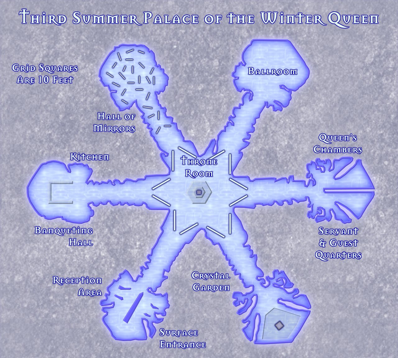 Nibirum Map: summer palace of the winter queen 03 by Wyvern