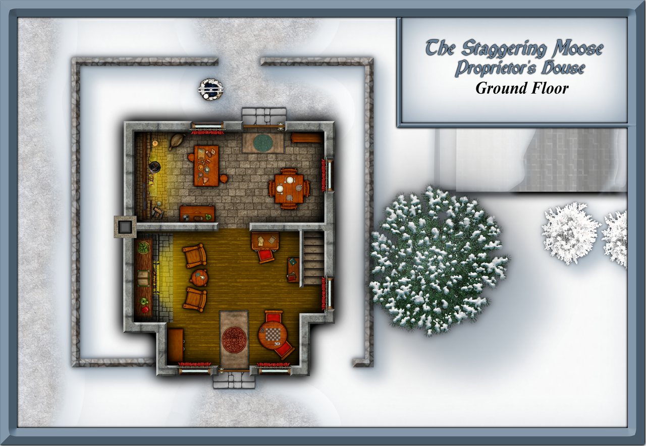 Nibirum Map: the staggering moose - proprietors house by Shessar