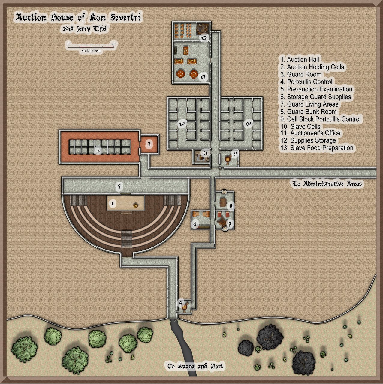 Nibirum Map: Auction House by Jerry Thiel