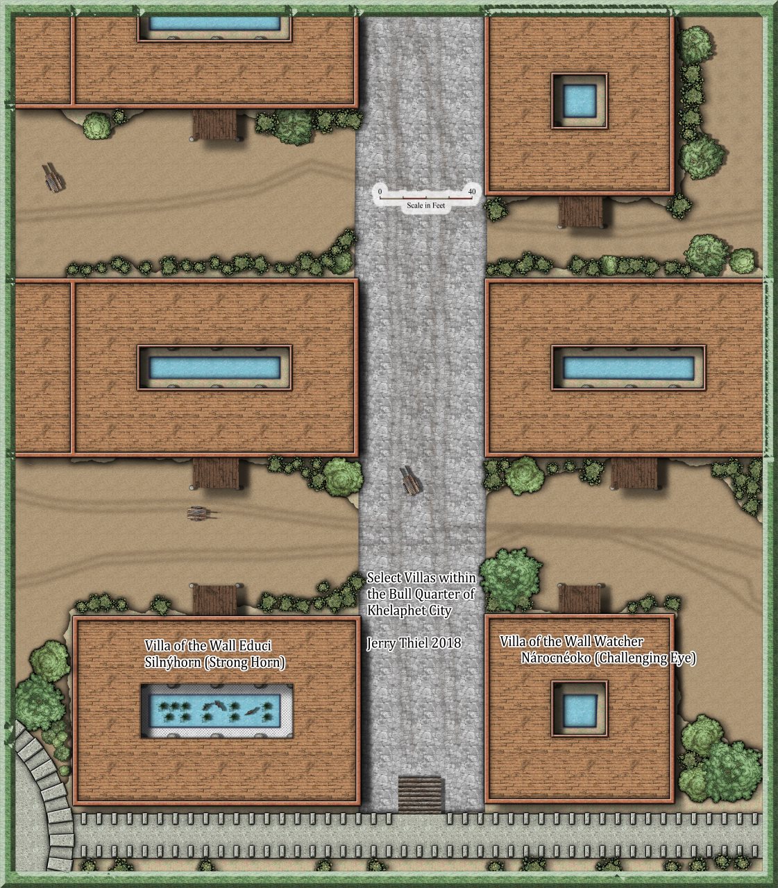 Nibirum Map: Bull Quarters Extract by Jerry Thiel
