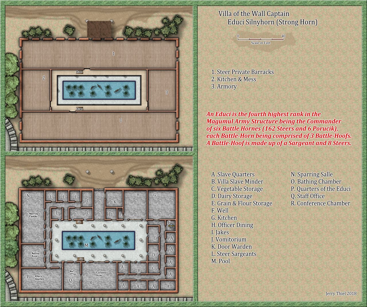 Nibirum Map: Bull Quarters Villa Educi by Jerry Thiel