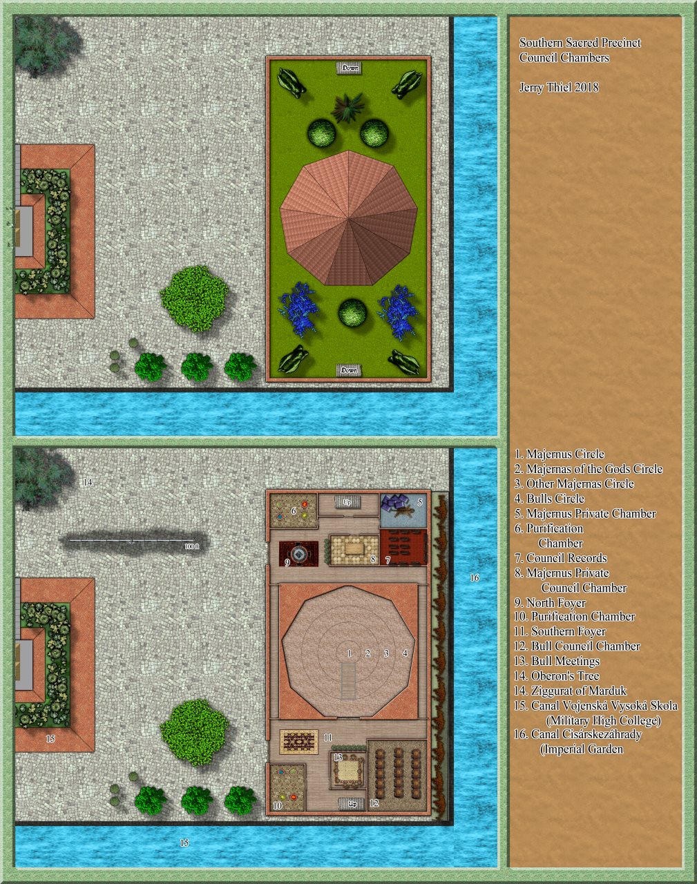 Nibirum Map: Council Hall by Jerry Thiel
