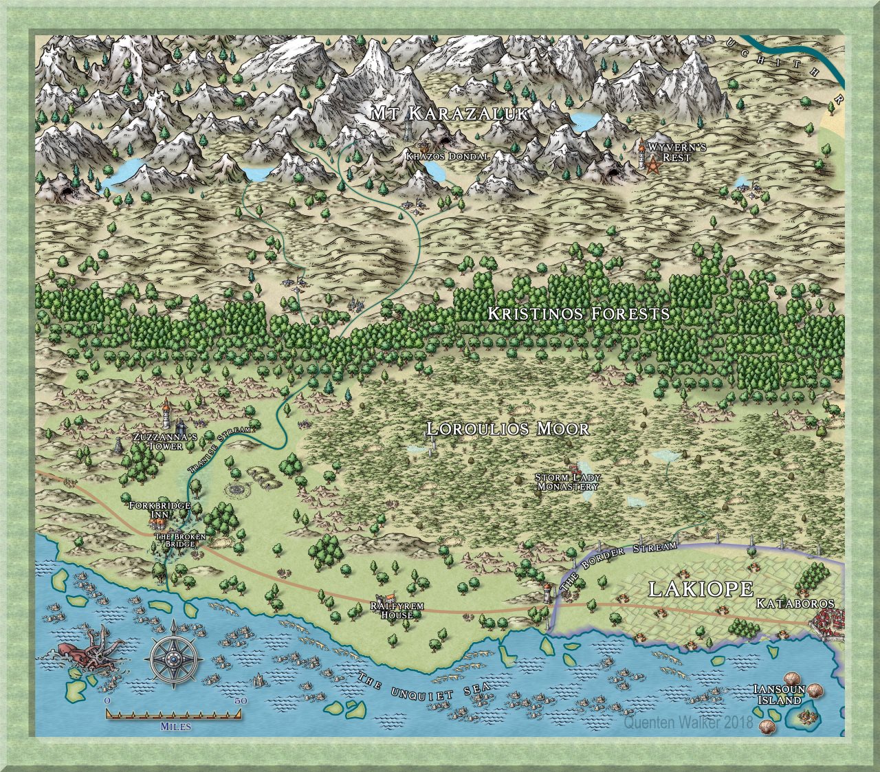 Nibirum Map: Mt Karazaluk by Quenten Walker