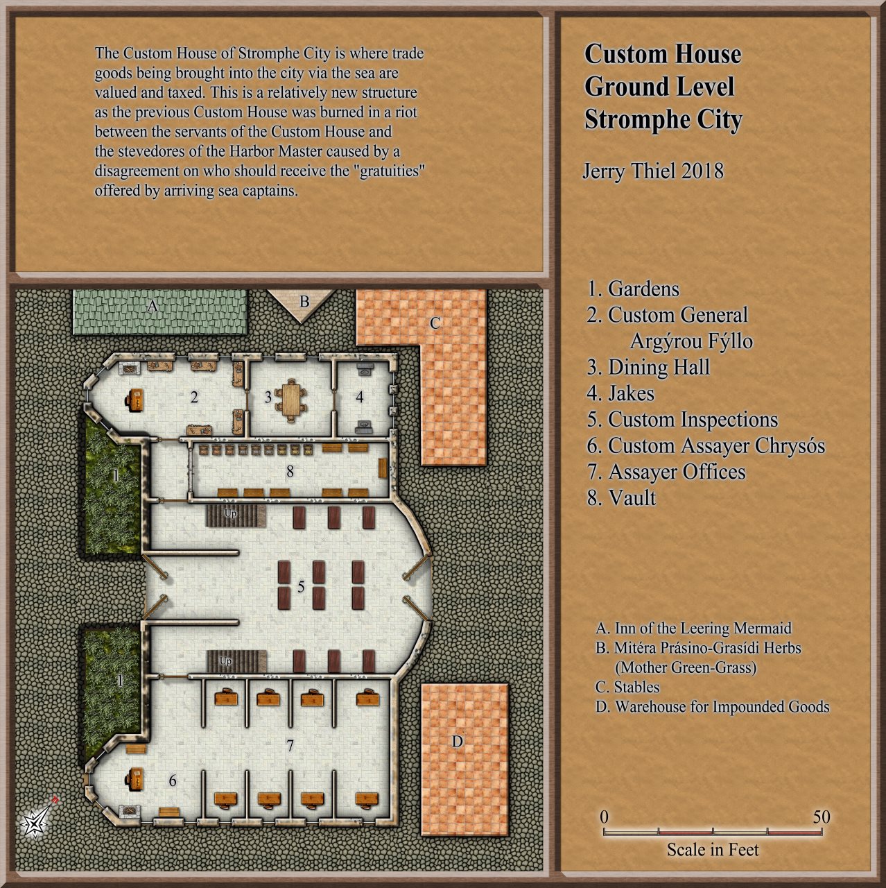 Nibirum Map: Stromphe Custom House by Jerry Thiel
