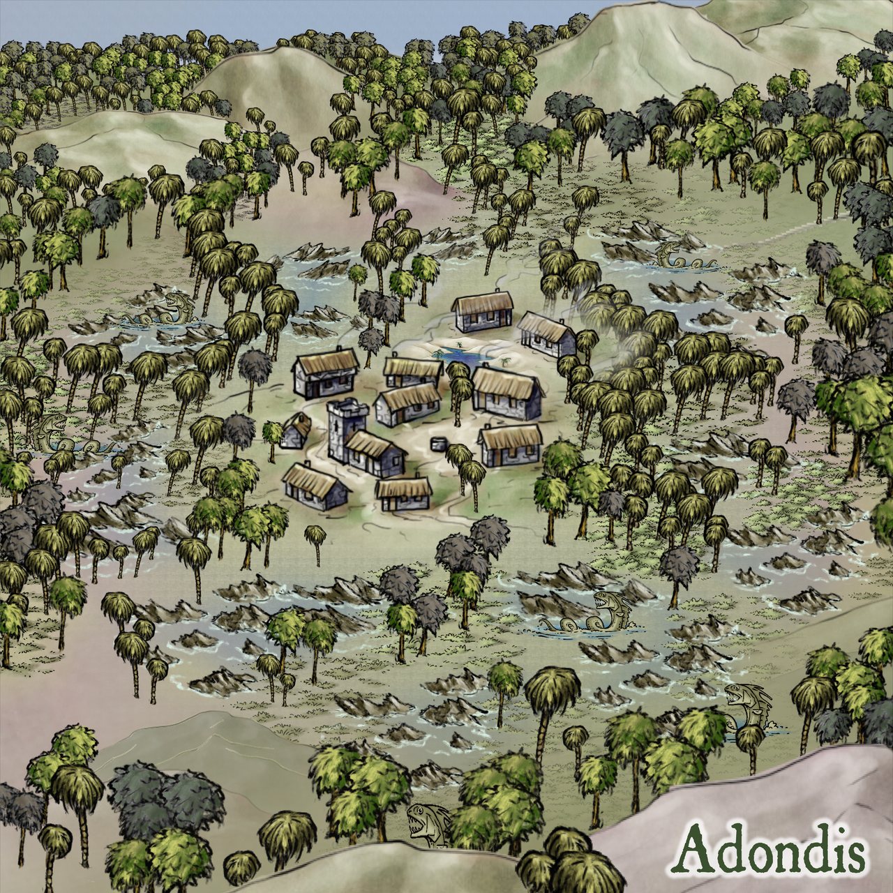 Nibirum Map: adondis by Ricko Hasche