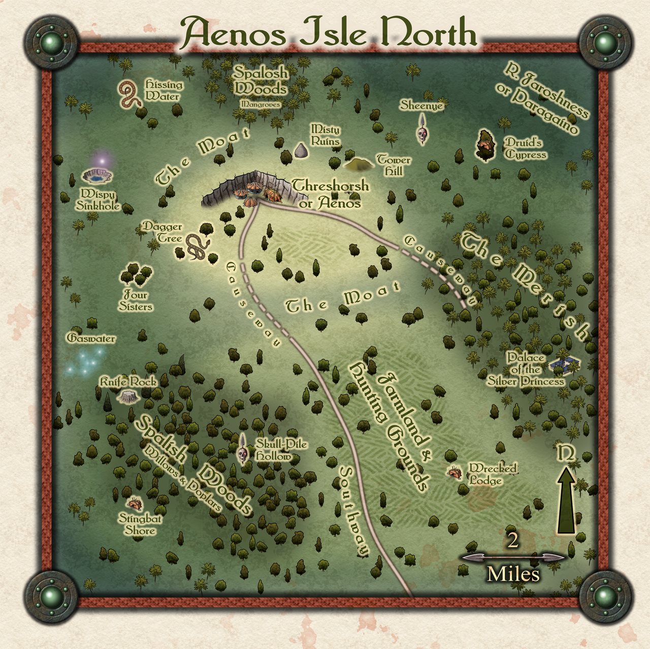 Nibirum Map: aenos isle north by Wyvern