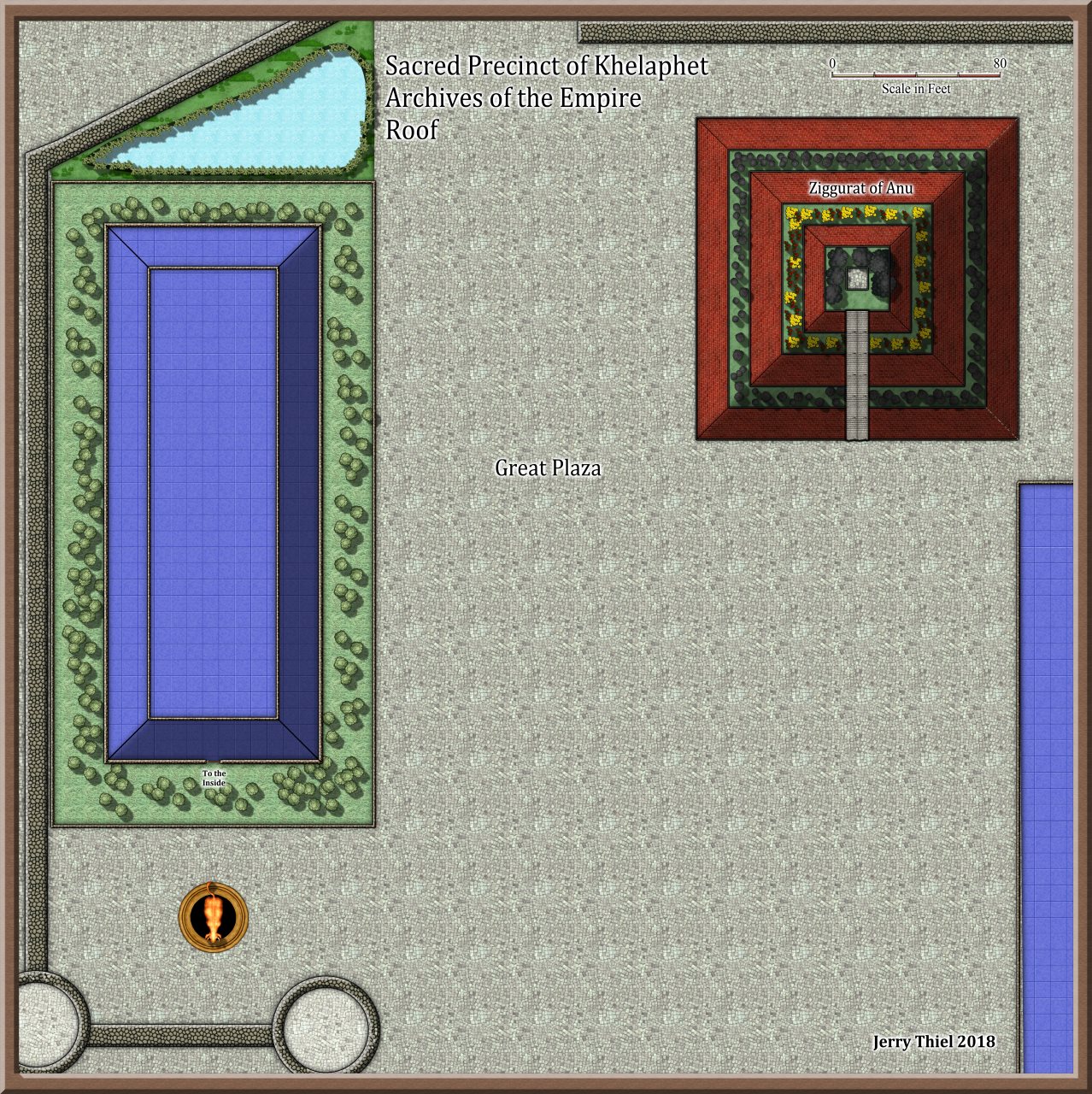 Nibirum Map: archives roof by Jerry Thiel