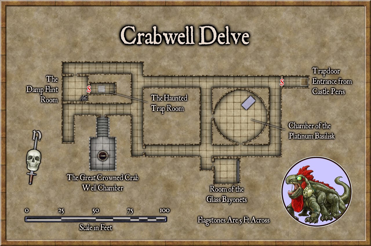 Nibirum Map: crabwell delve by Wyvern