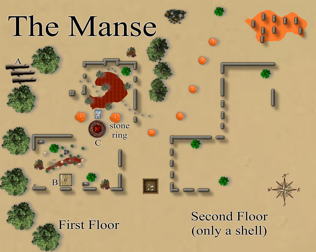 Nibirum Map: daefadel fort manse ruins by JimP