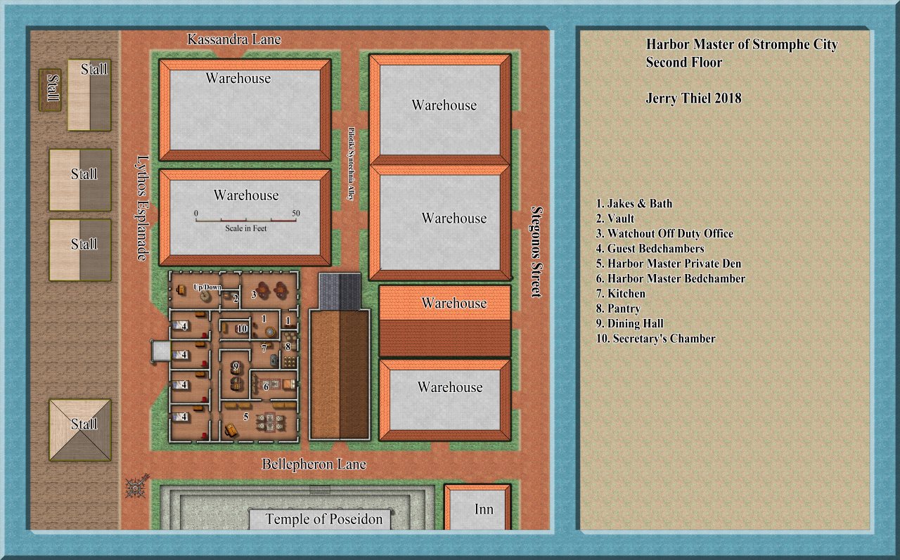 Nibirum Map: harbor master stromphe second floor by Jerry Thiel