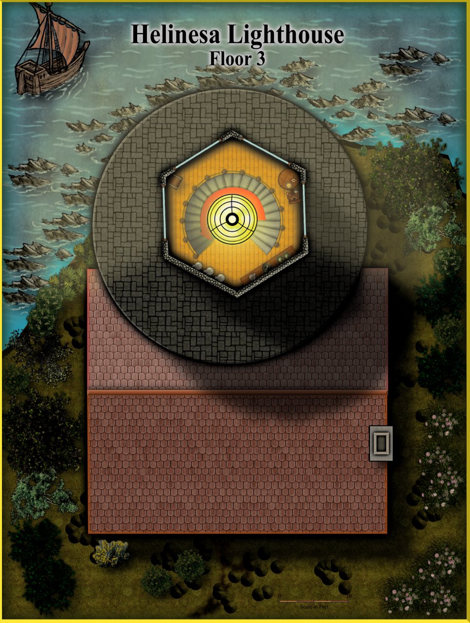 Nibirum Map: helinesa lighthouse floor 3 by Quenten Walker