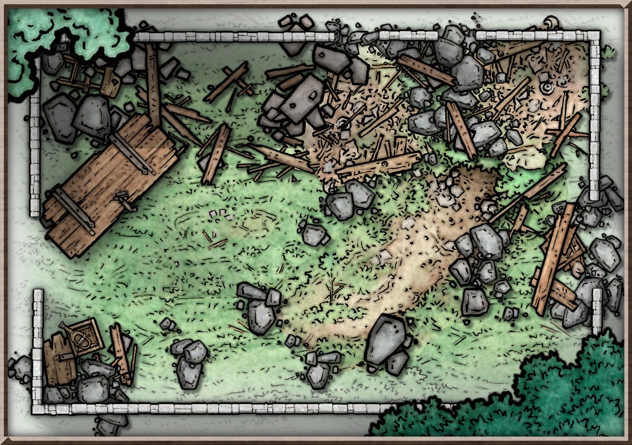Nibirum Map: hidden lake ruin 2 by Ricko Hasche