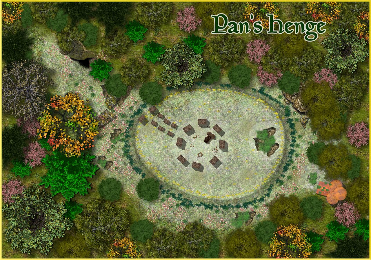 Nibirum Map: pan's henge by Quenten Walker