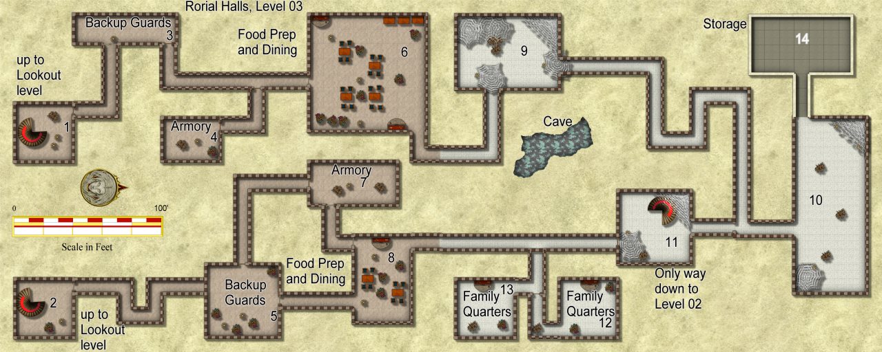Nibirum Map: rorial halls 3 by JimP