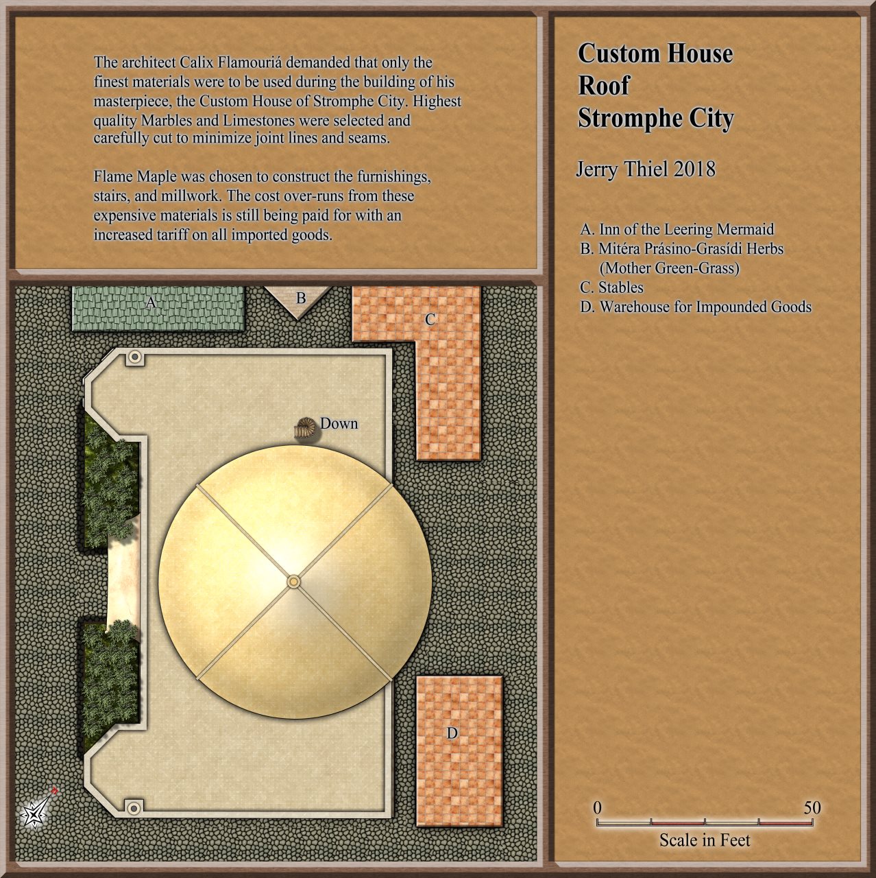 Nibirum Map: stromphe custom house roof by Jerry Thiel