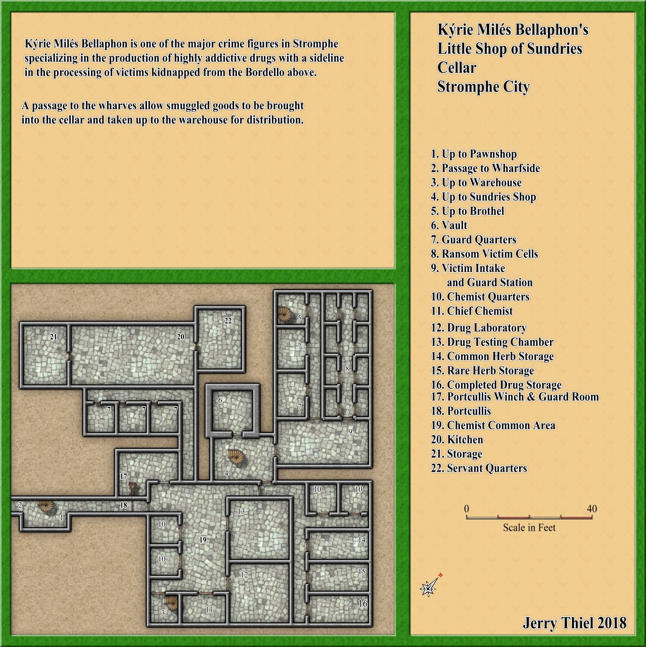 Nibirum Map: sundries cellar by Jerry Thiel