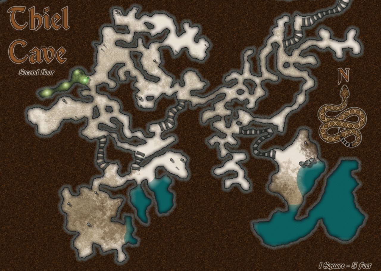 Nibirum Map: thiel cave - second floor by Ricko Hasche