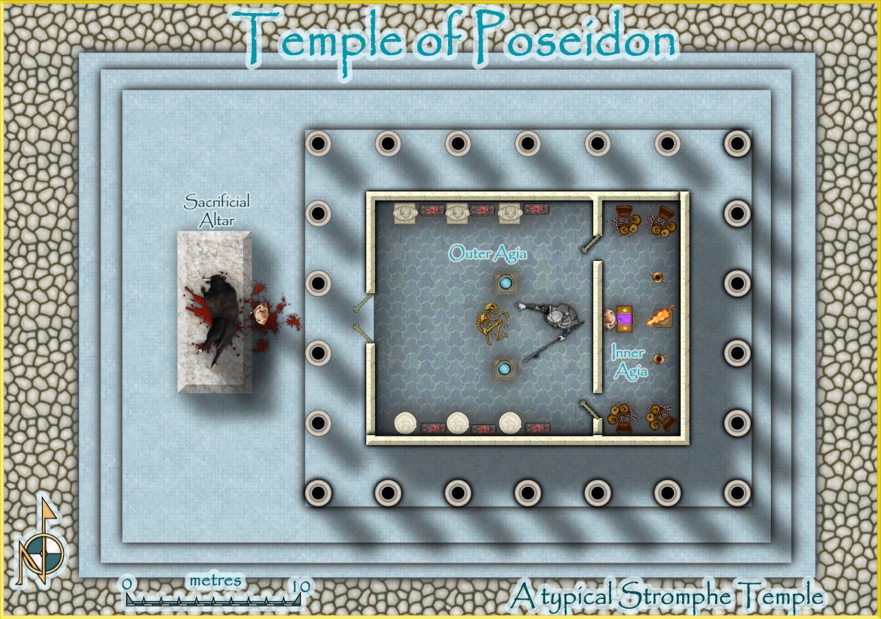 Nibirum Map: typical temple by Quenten Walker