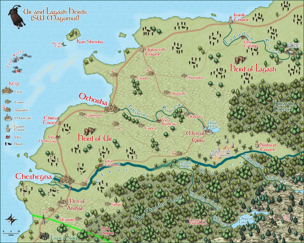 Nibirum Map: ur herd by Quenten Walker