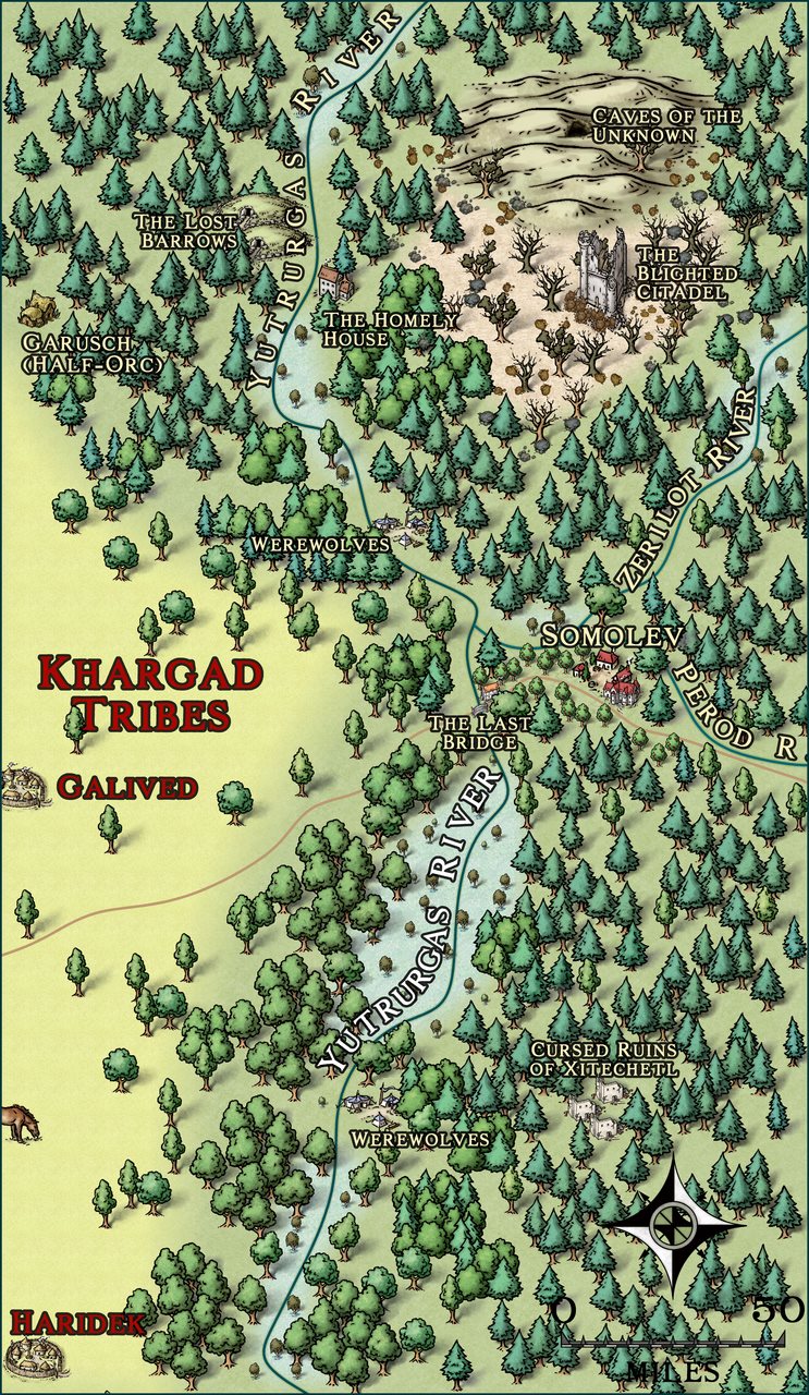 Nibirum Map: yutrurgas river by Quenten Walker