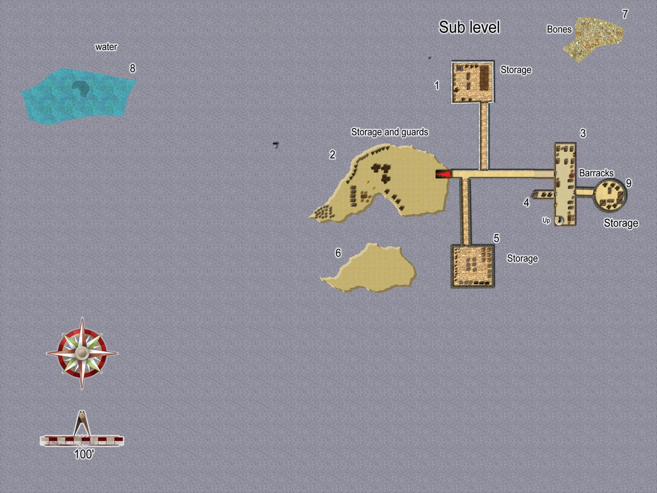 Nibirum Map: zognilak fortress sublevel by JimP