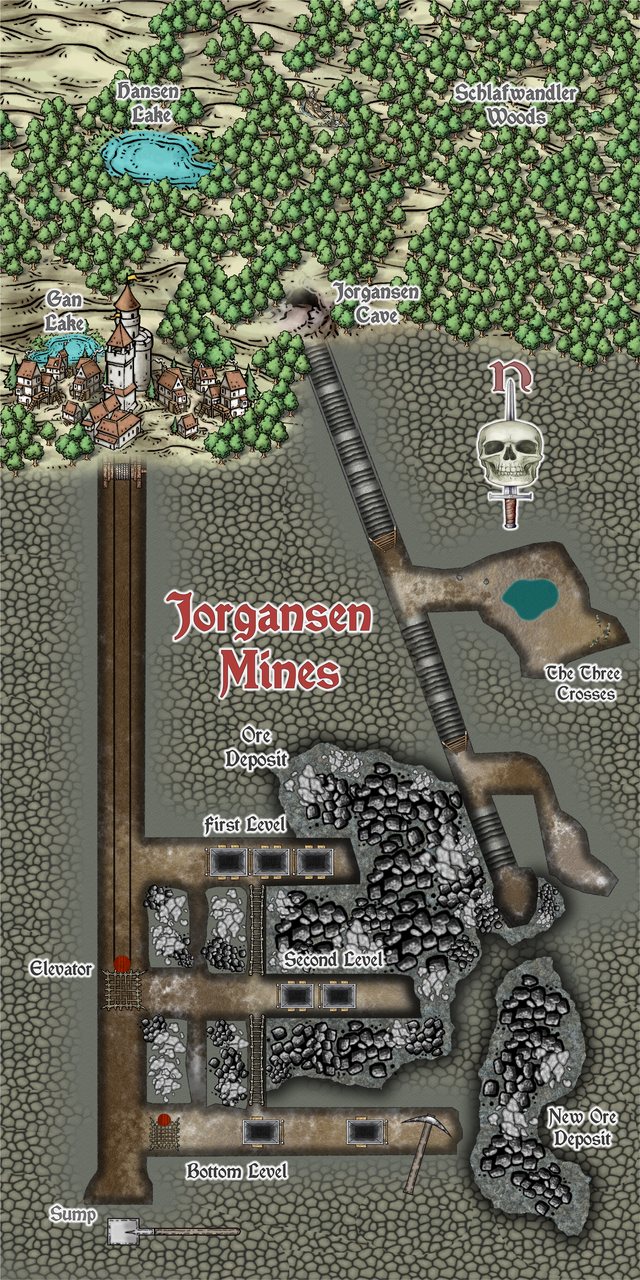 Nibirum Map: jorgansen mines by Ricko Hasche