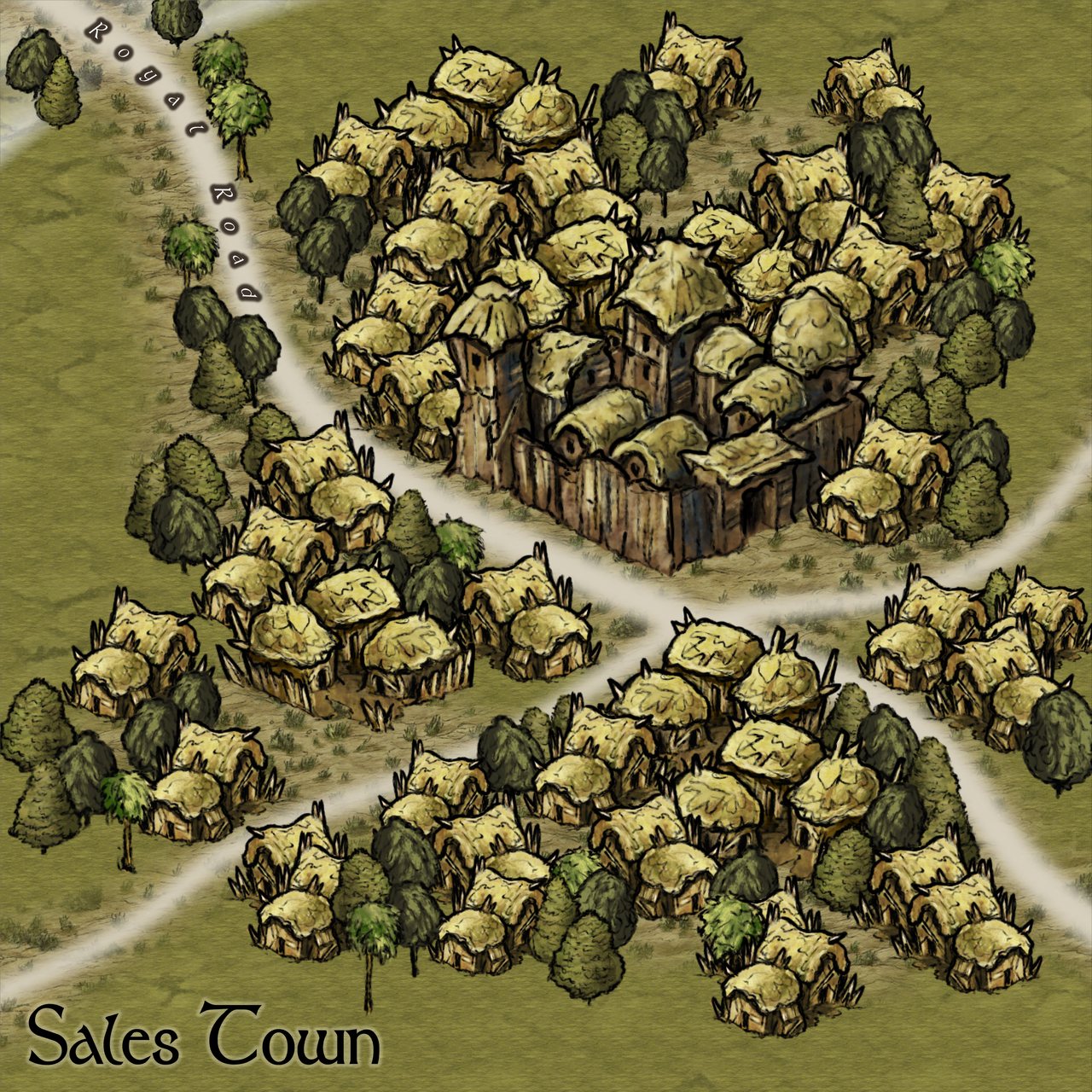 Nibirum Map: sales town by Ricko Hasche