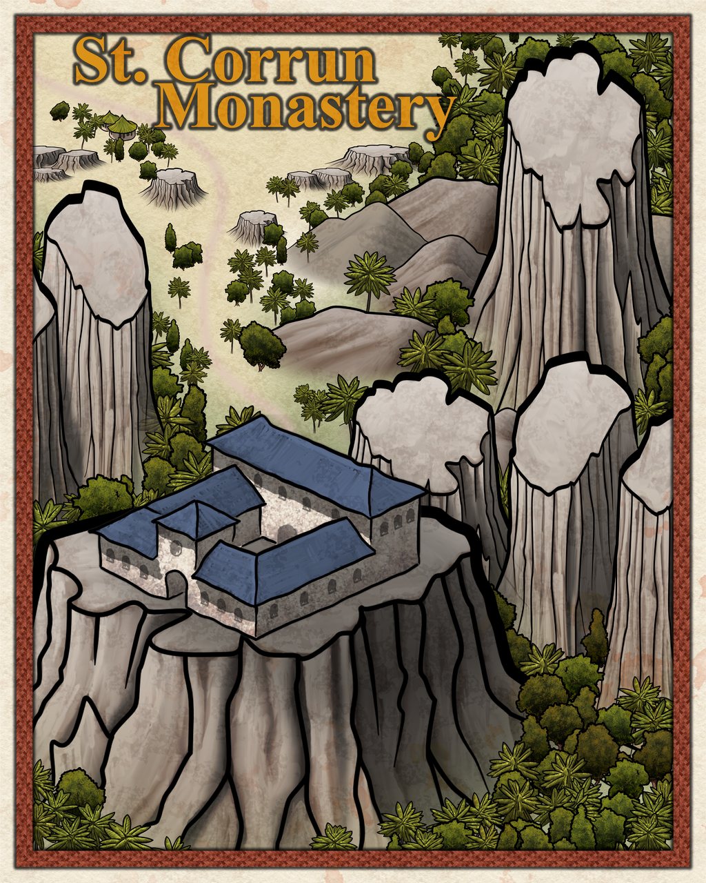 Nibirum Map: st. corrun monastery by Ricko Hasche