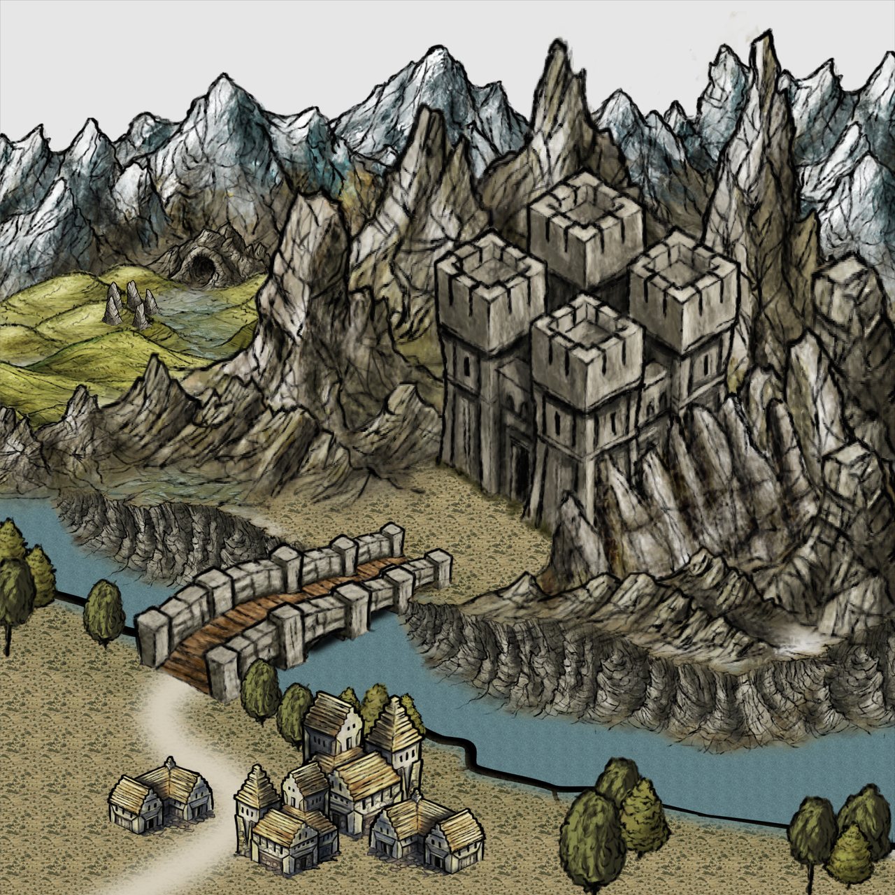 Nibirum Map: castle spiros by Ricko Hasche