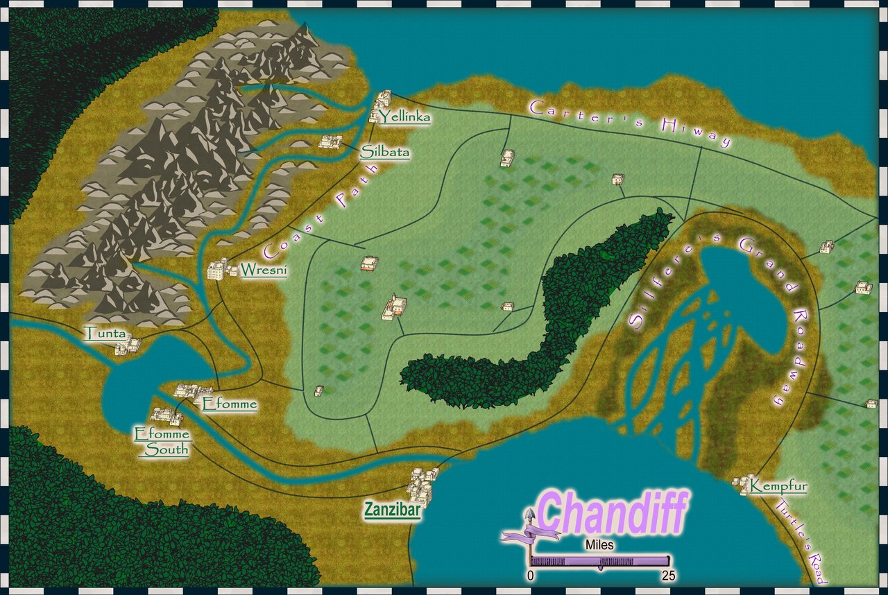 Nibirum Map: chandiff by Donald Vernon Anderson