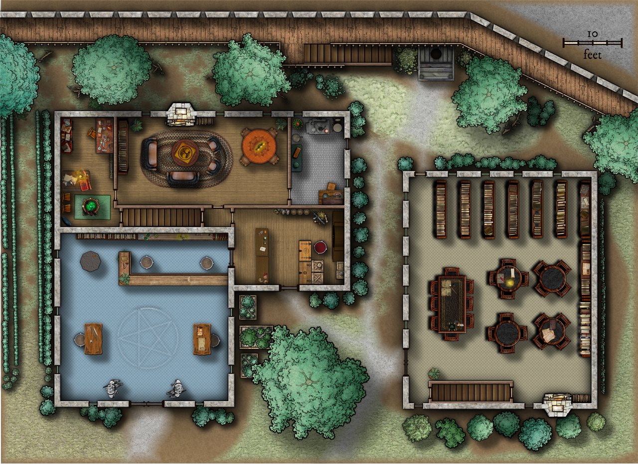 Nibirum Map: fair cauldron by Joe Barrett (Jeznar)