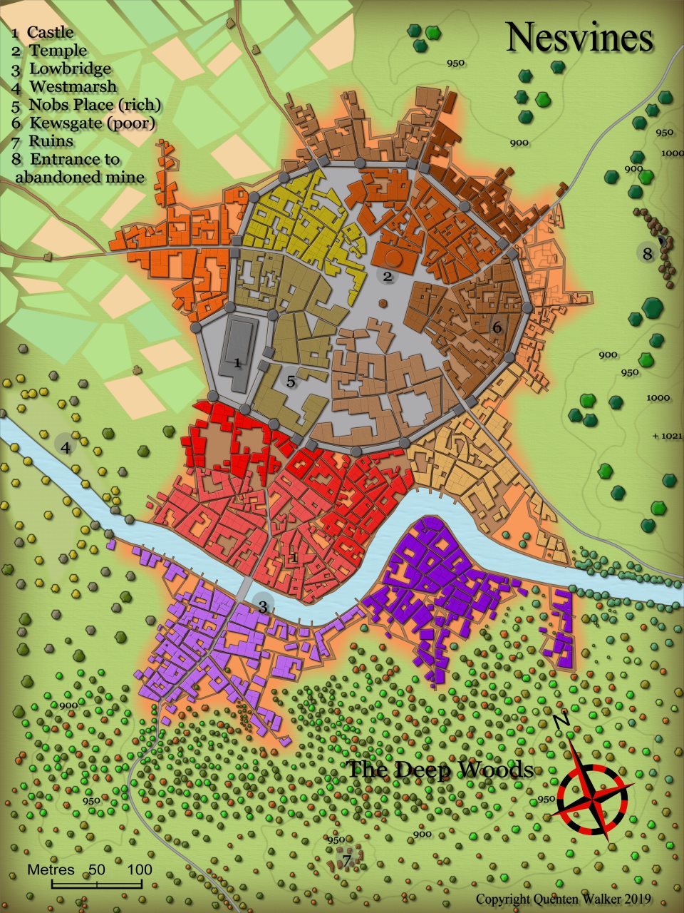 Nibirum Map: nesvines by Quenten Walker