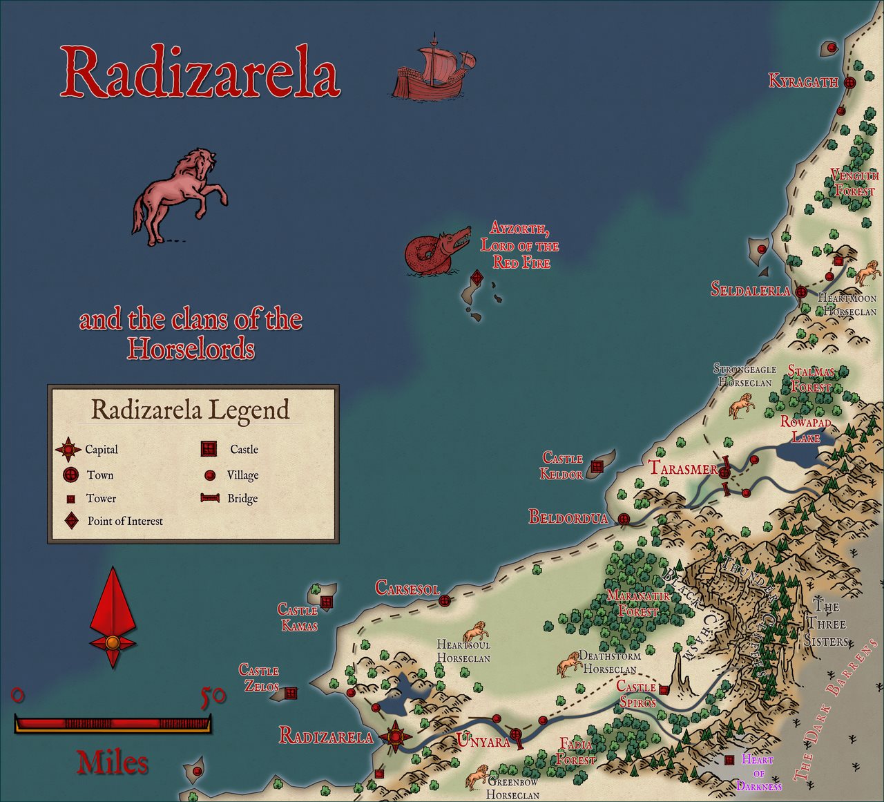 Nibirum Map: radizarela by Quenten Walker