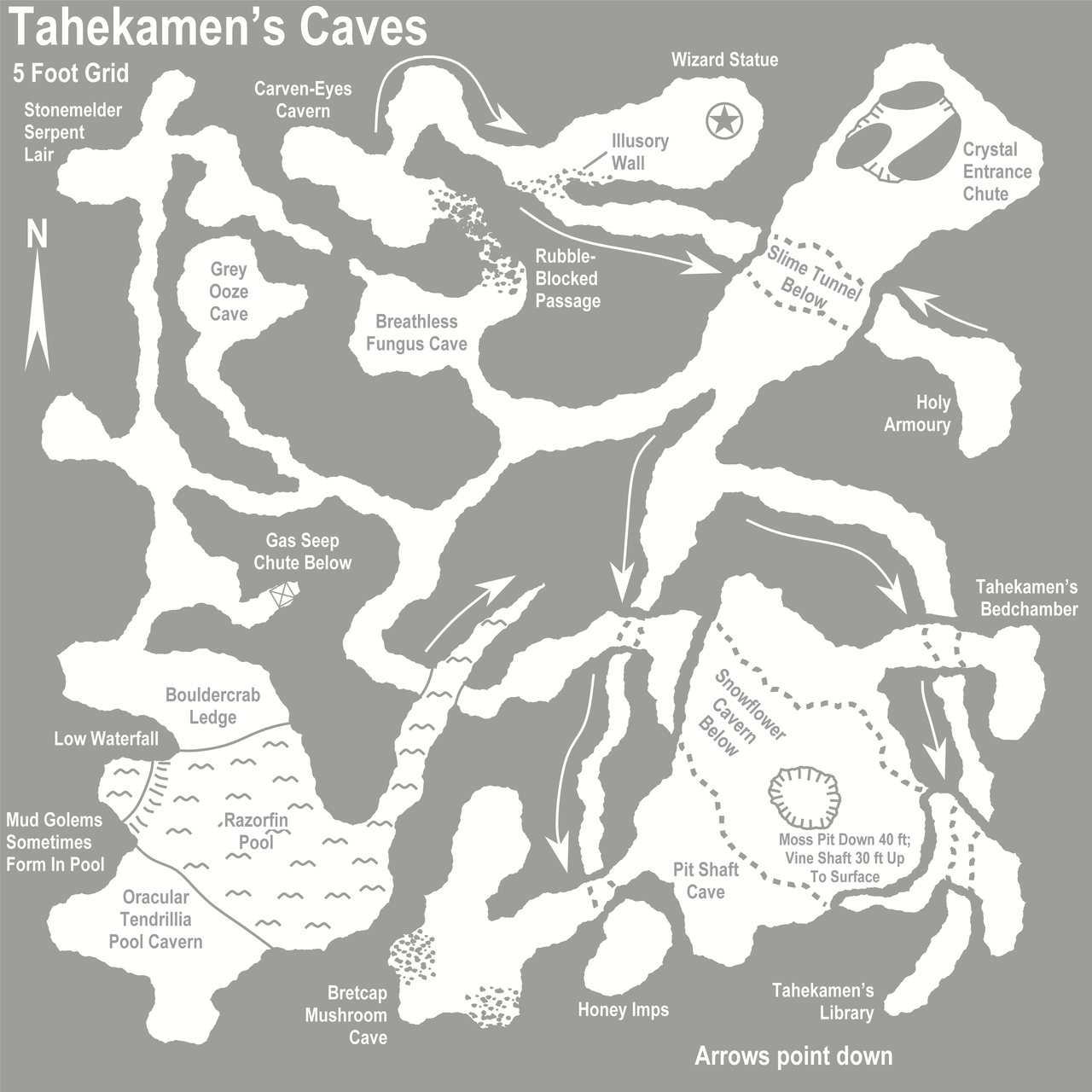 Nibirum Map: tahekamens caves by Wyvern