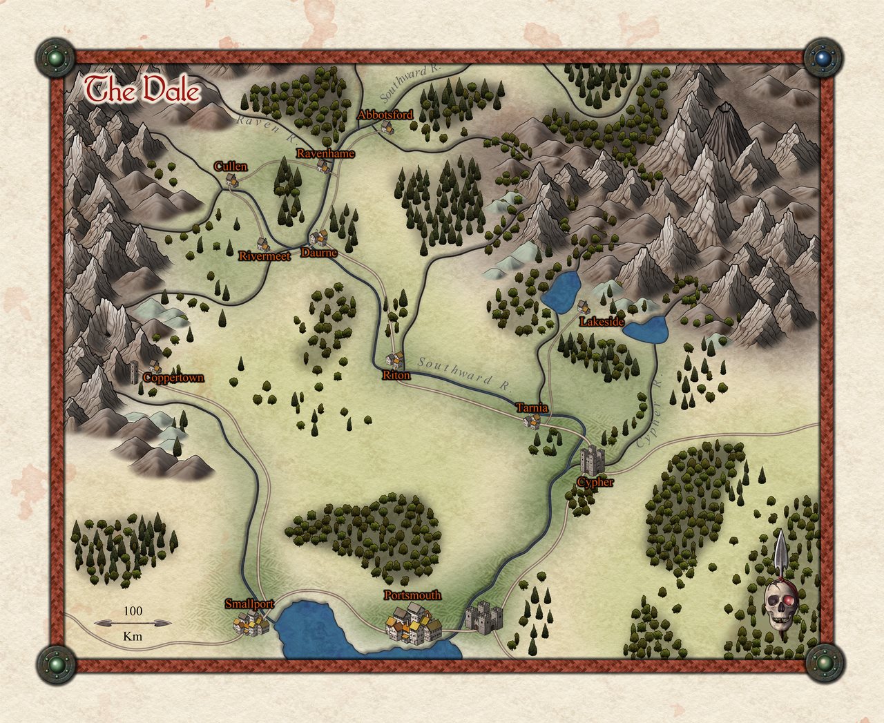Nibirum Map: the vale by Jmabbott
