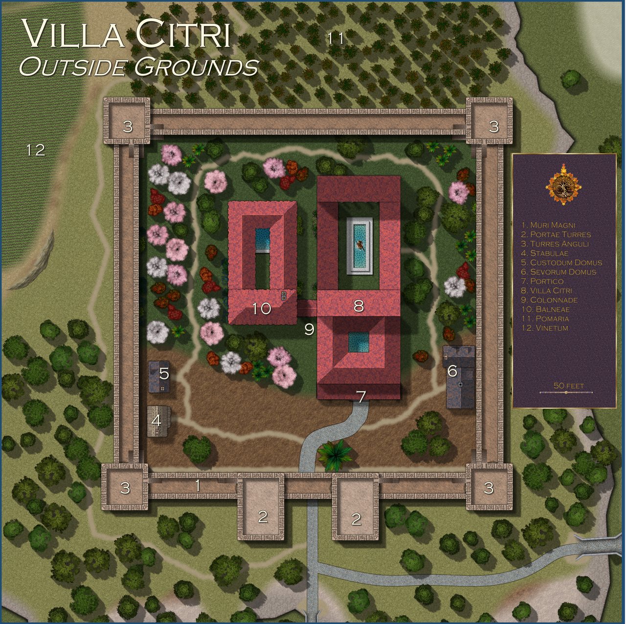 Nibirum Map: villa citri by Kevin Goebel (Royal Scribe)