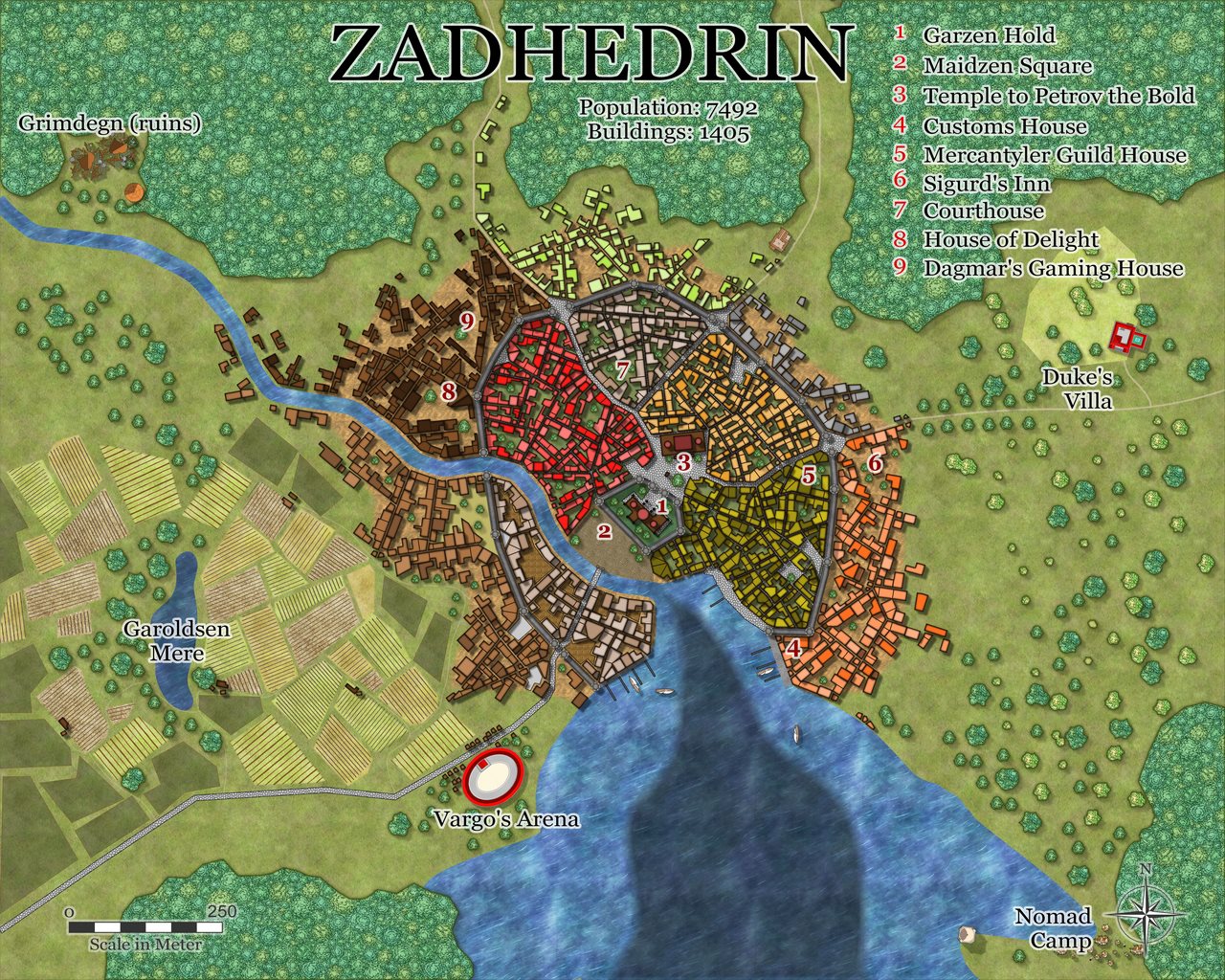 Nibirum Map: zadhedrin by Quenten Walker