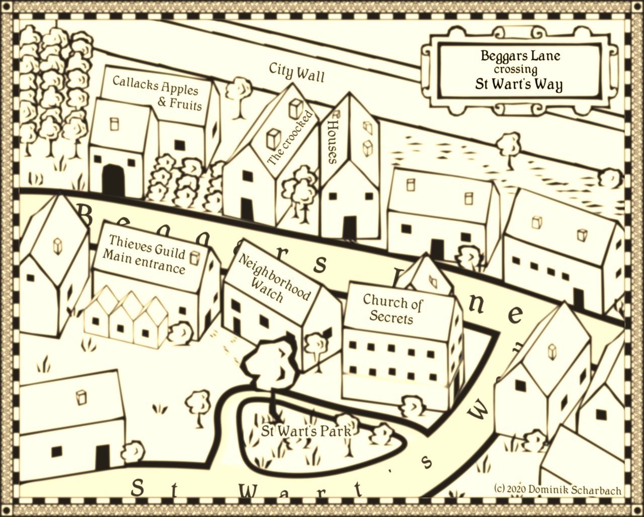 Nibirum Map: beggars lane crossing st warts way by Theschabi