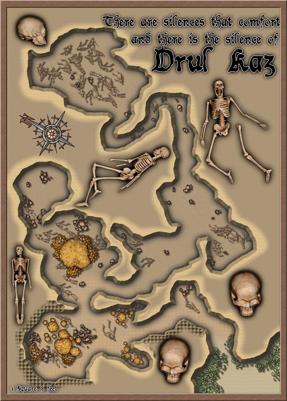 Nibirum Map: cave of bones by Ricko Hasche