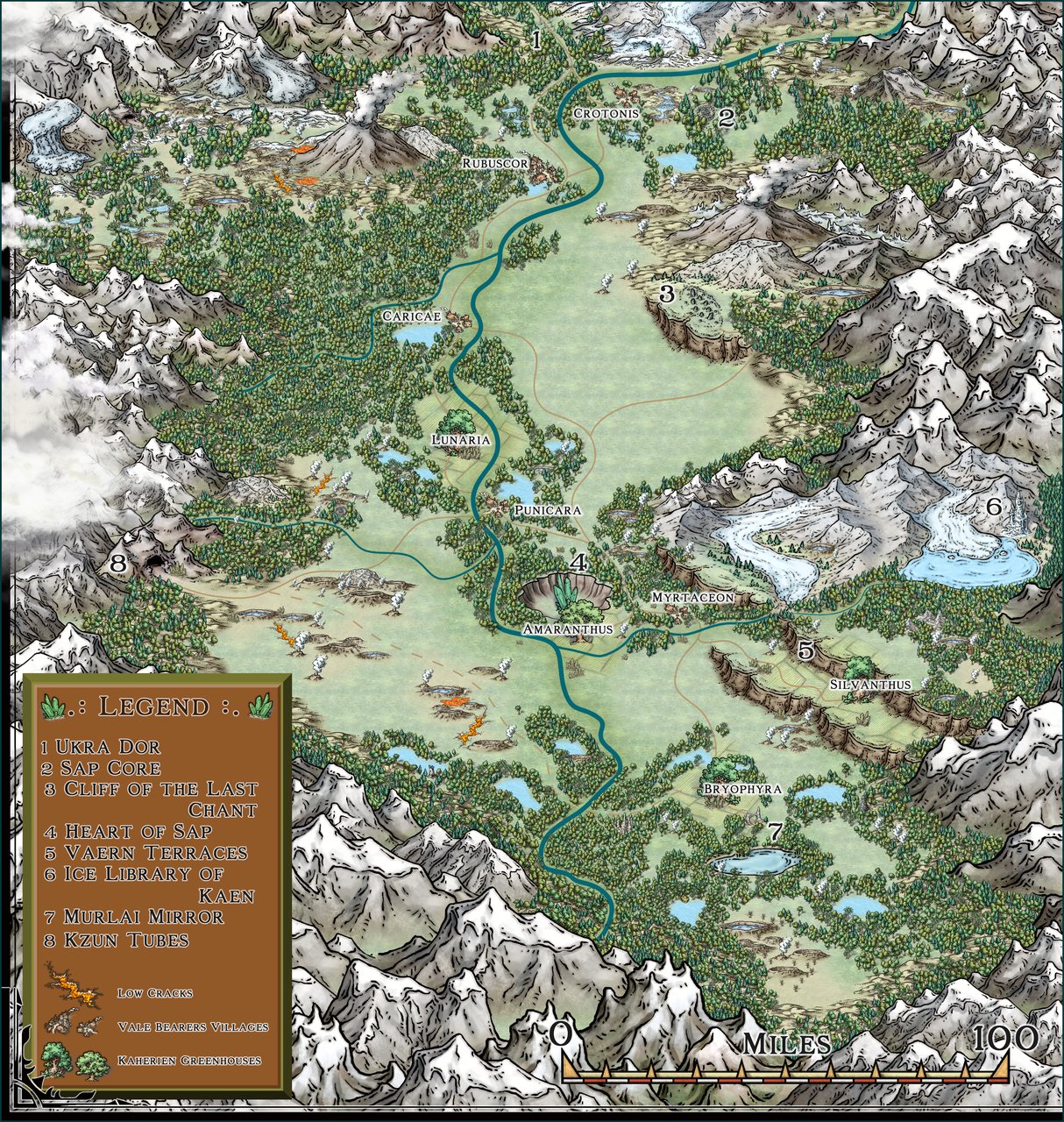 Nibirum Map: fertile valley by Ricko Hasche