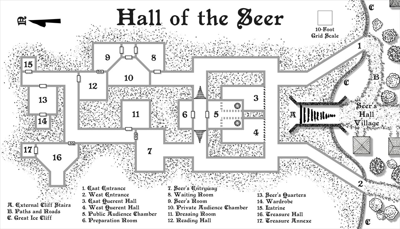 Nibirum Map: hall of the seer by Wyvern