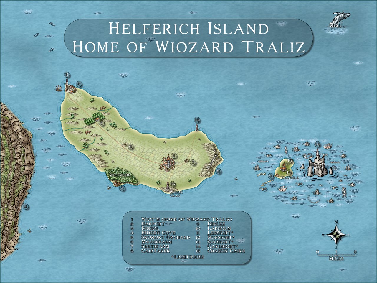 Nibirum Map: helferich island by Stephen St. John
